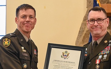 Burnley retires after 32 years of service