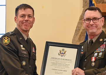 Burnley retires after 32 years of service