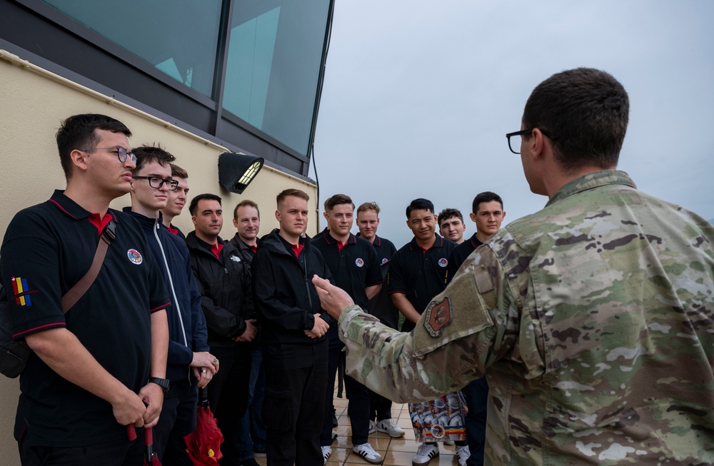 Swiss Guard tours Aviano Air Base