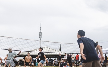 Marines Build Camaraderie During Unit Beach Bash