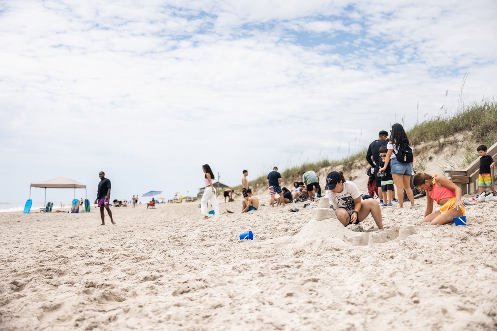 Marines Build Camaraderie During Unit Beach Bash