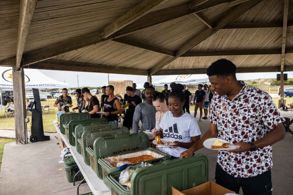 Marines Build Camaraderie During Unit Beach Bash