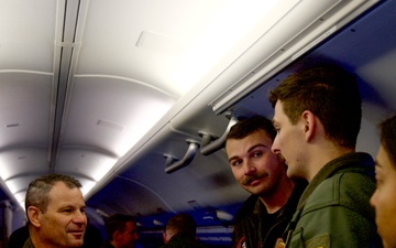 U.S. 2nd Fleet Leadership Tours P-8A Poseidon During Large Scale Exercise 2025