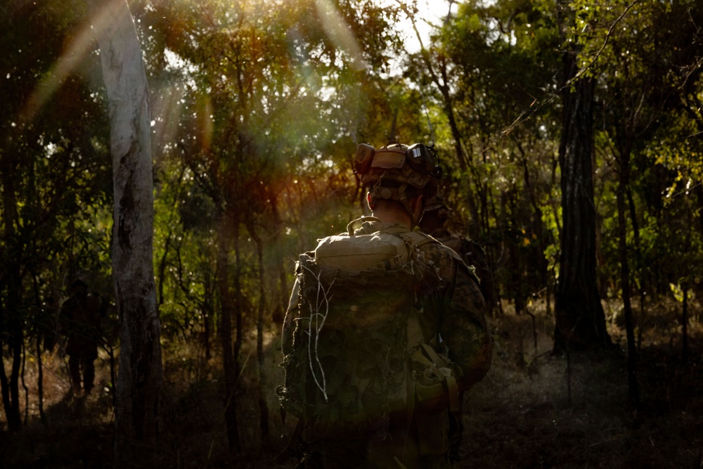 31st MEU | LAR conducts a forward observation post exercise