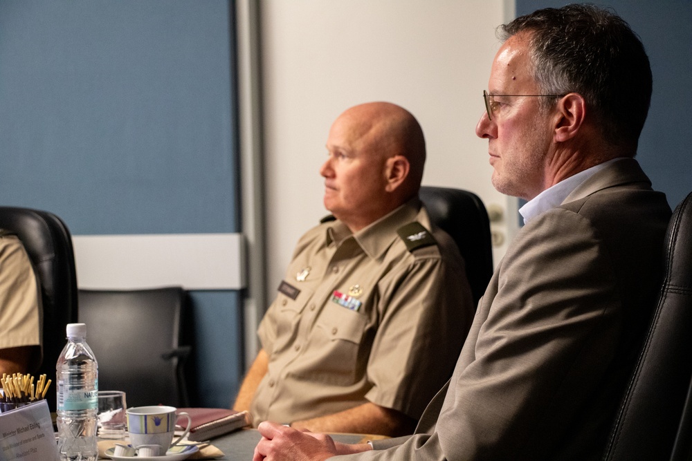 Rheinland-Pfalz Ministry of the Interior and Sports Visits LRMC