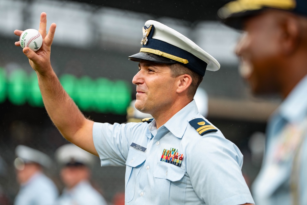 Coast Guard night at Harbor Park Stadium