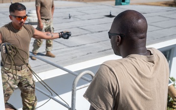 Sked litter patient extraction training with the 36th MCAS