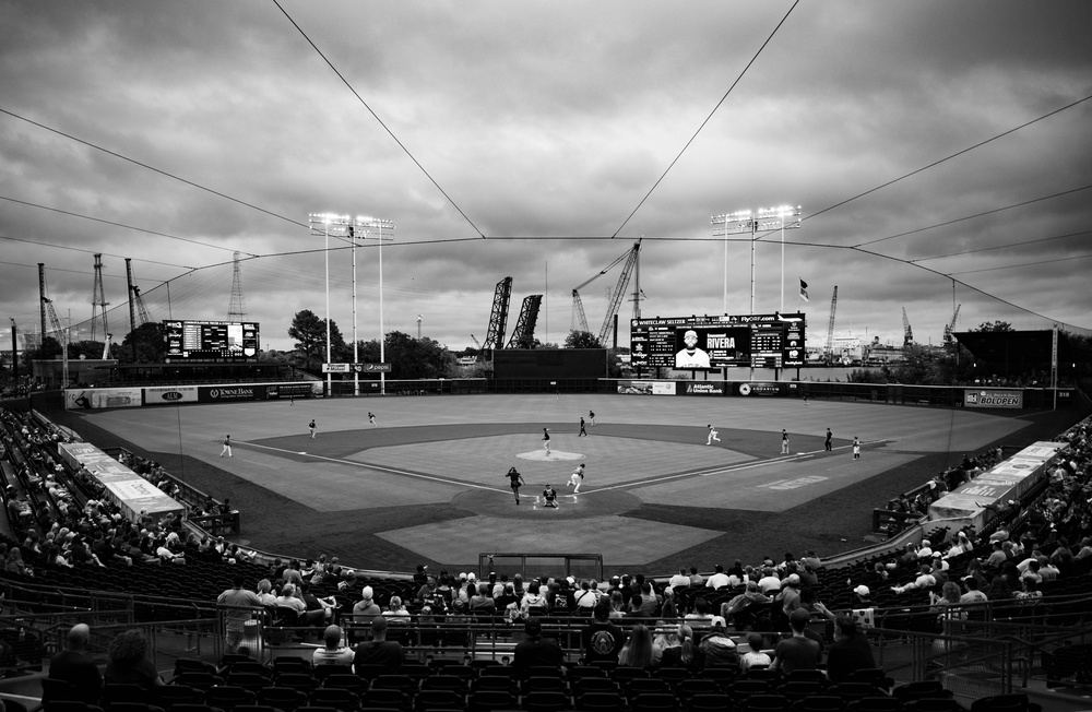 Coast Guard night at Harbor Park Stadium