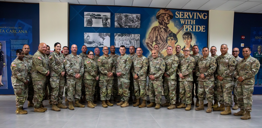 The 17th Sergeant Major of the Army Visits the Puerto Rico National Guard