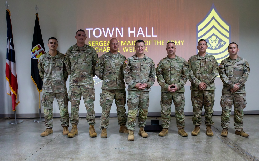 The 17th Sergeant Major of the Army Visits the Puerto Rico National Guard