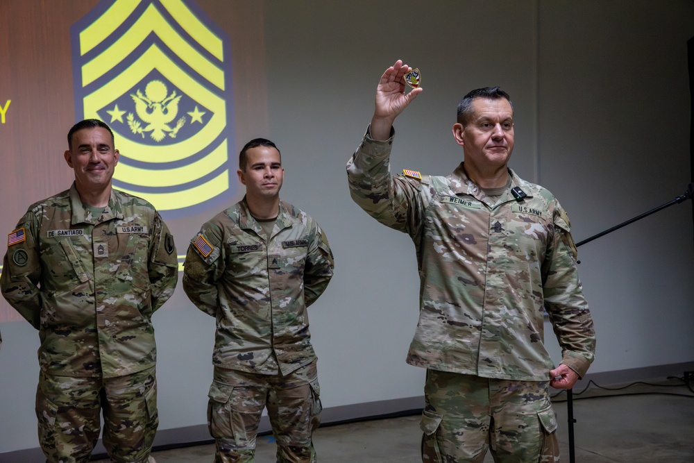The 17th Sergeant Major of the Army Visits the Puerto Rico National Guard