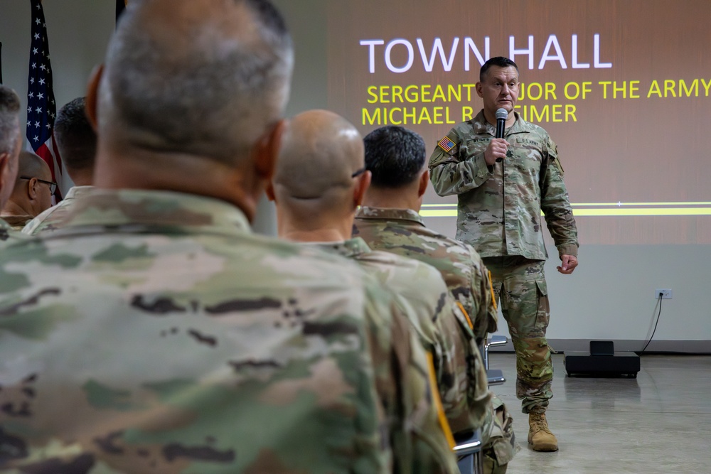 The 17th Sergeant Major of the Army Visits the Puerto Rico National Guard