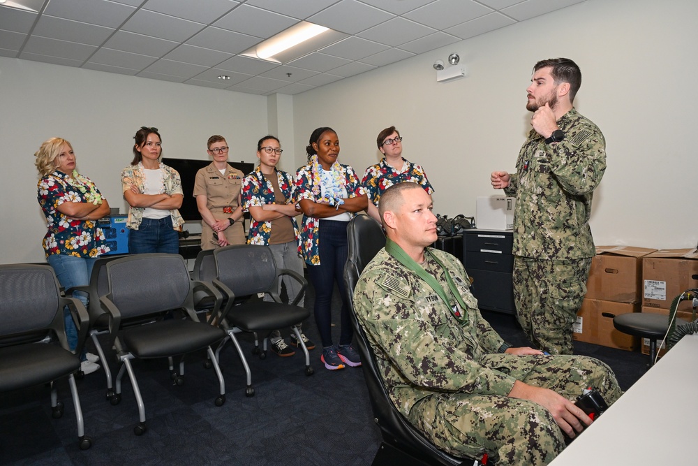 Naval Hospital Jacksonville sailors tour reopened Aviation Survival Training Center - August 4, 2025
