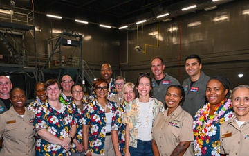 Naval Hospital Jacksonville sailors tour reopened Aviation Survival Training Center - August 4, 2025