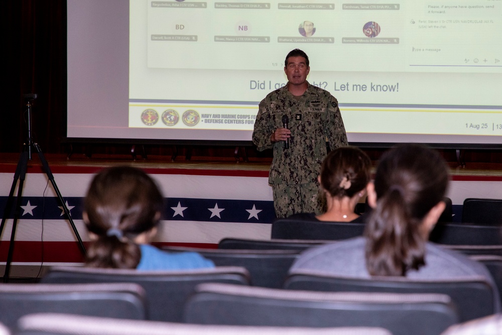 Navy and Marine Corps Force Health Protection Command Hosts First All-Hands Meeting with Capt. Darryl Arfsten at the Helm
