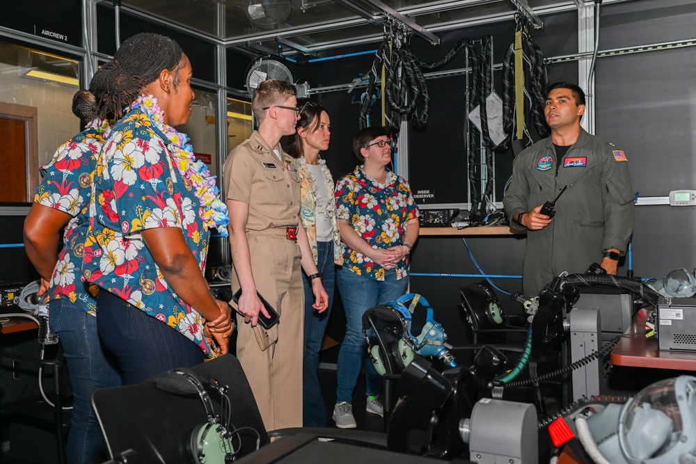 Naval Hospital Jacksonville sailors tour reopened Aviation Survival Training Center - August 4, 2025
