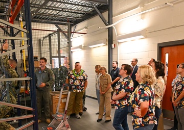 Naval Hospital Jacksonville sailors tour reopened Aviation Survival Training Center Jax - August 4, 2025