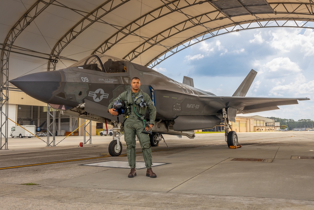 Capt. Nissly F-35 pilot portrait
