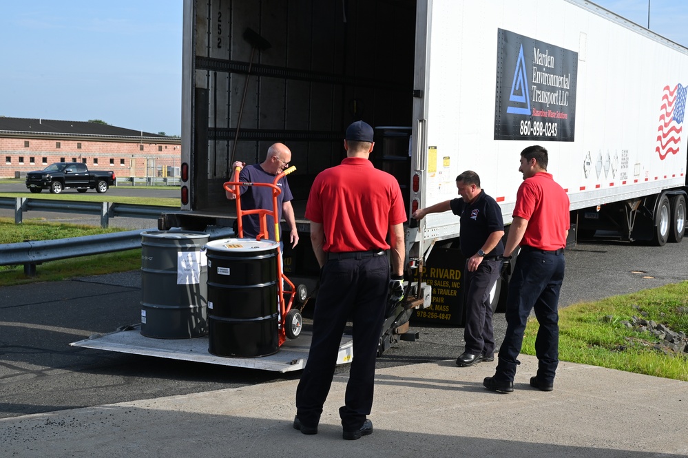 104th Fighter Wing completes removal of Aqueous Film Forming Foam