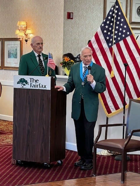 Retired U.S. Army Col. Frank Cohn's 100th birthday celebration