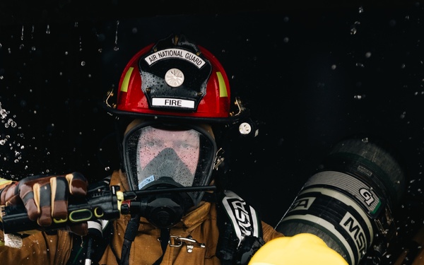 132d Wing Firefighters Train at North Dakota Air Base