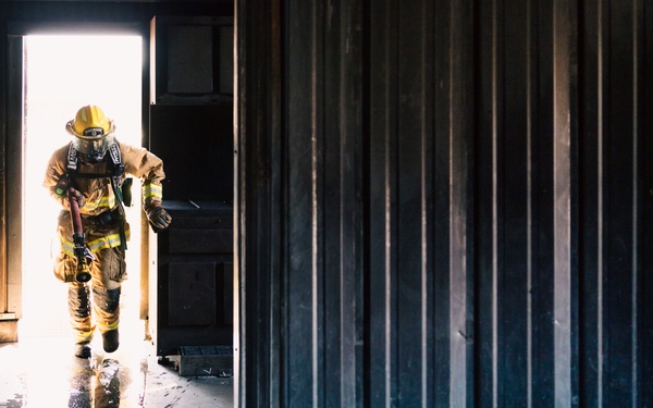 132d Wing Firefighters Train at North Dakota Air Base
