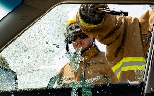 132d Wing Firefighters Train at North Dakota Air Base