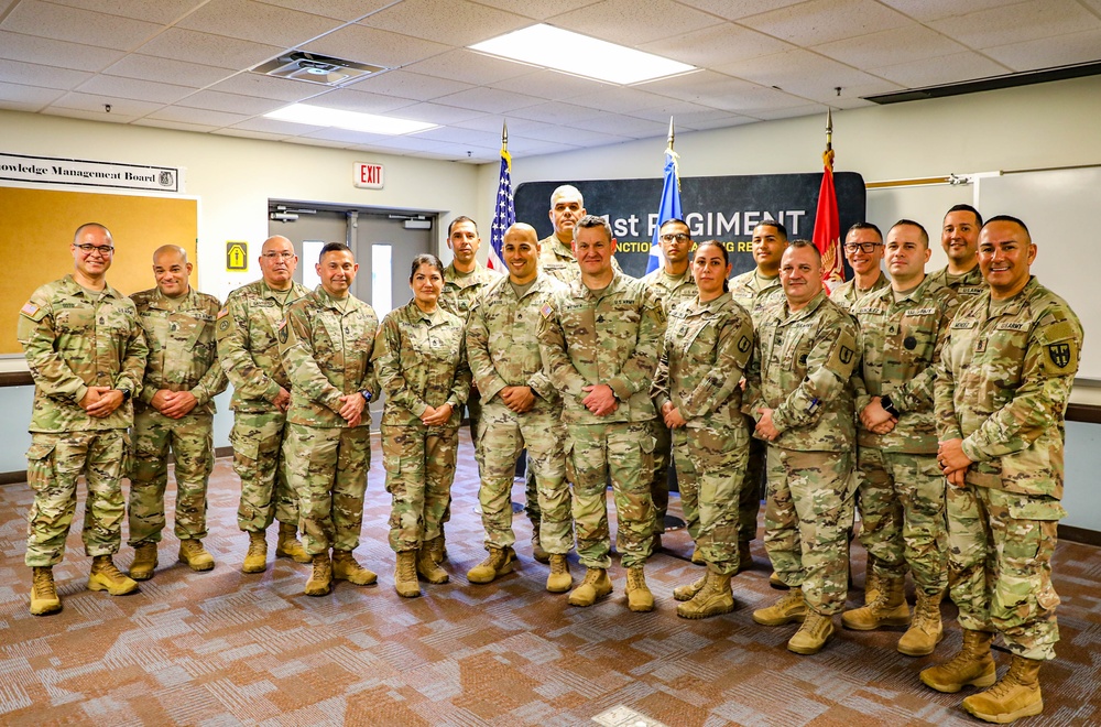 The Sergeant Major of the Army Visits the Puerto Rico National Guard