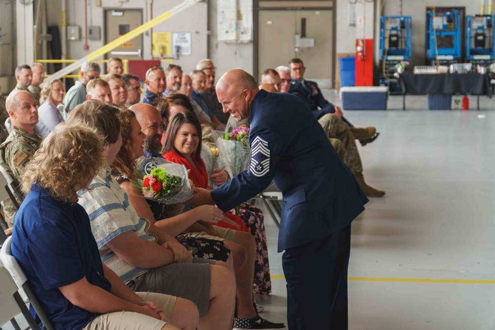 Chief Master Sgt. Christopher Davidson Promotion Ceremony