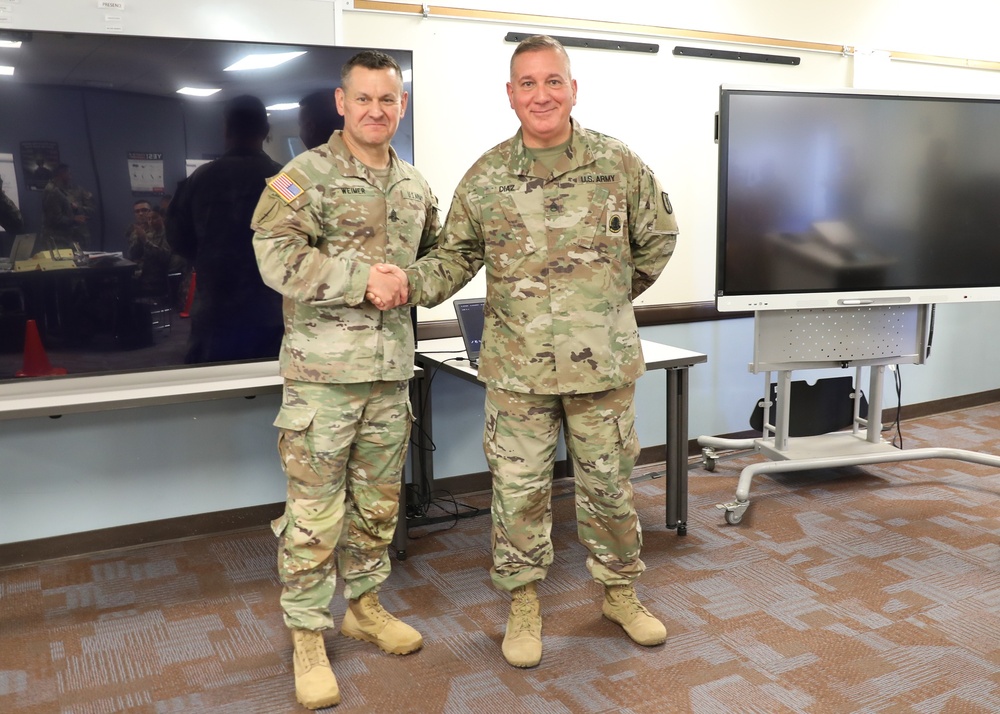The Sergeant Major of the Army Visits the Puerto Rico National Guard