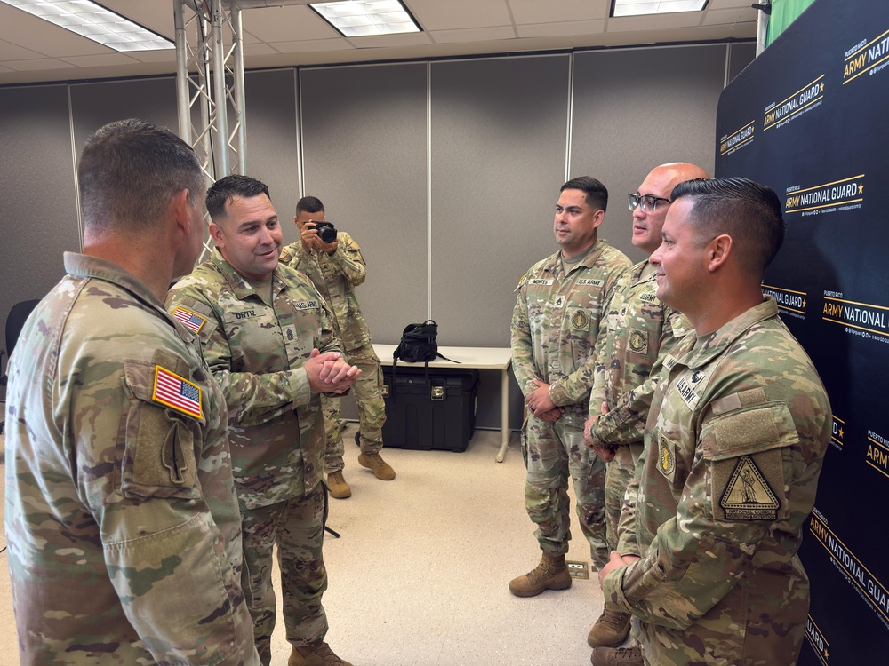 The Sergeant Major of the Army Visits the Puerto Rico National Guard