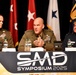 Col. Rich Martin addresses attendees in the SPACECOM Panel at the 2025 SMD Symposium