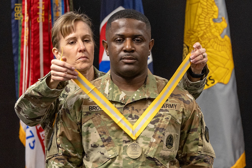 Brown receives Towson Medallion