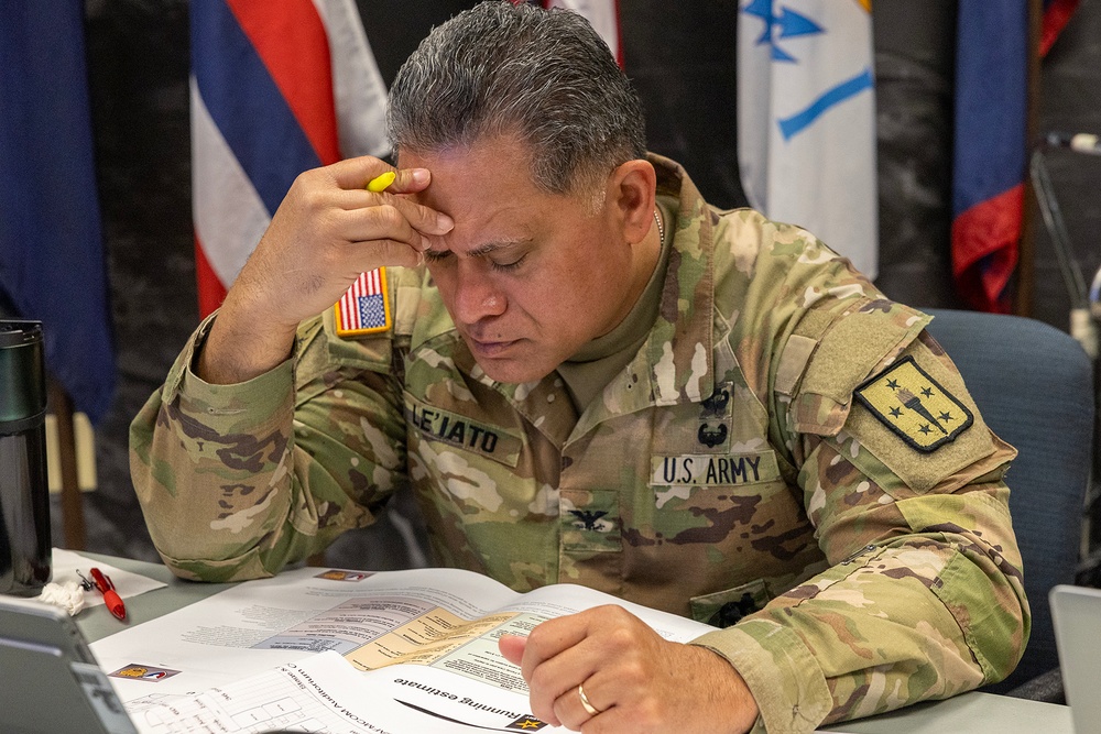 Staff exercise tests Army finance