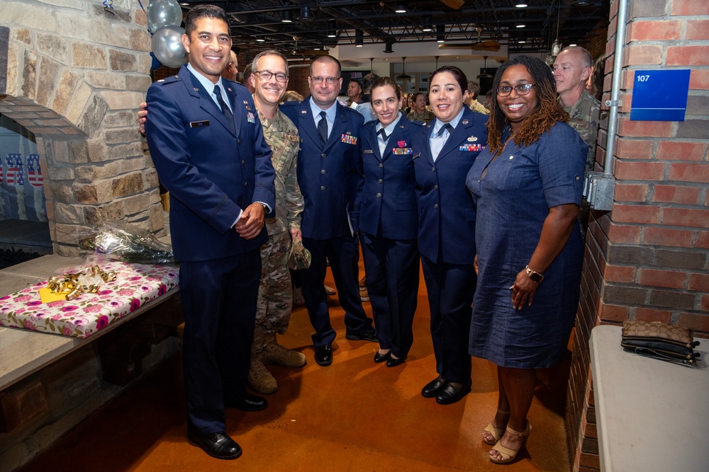 Col. Bernett's retirement ceremony