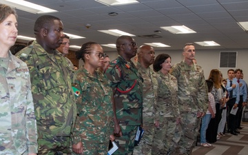 Col. Bernett's retirement ceremony