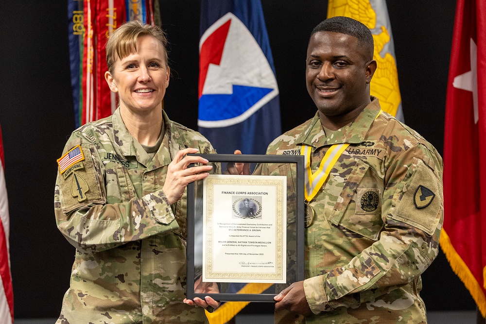Brown receives Towson Medallion