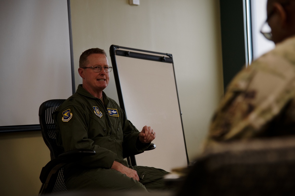 Maj. Gen. Frank Bradfield III visit to 403rd Wing