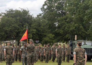 Communications Company, 2nd MLG, Change of Command Ceremony