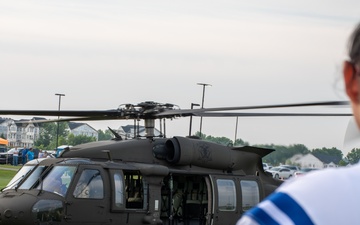 Service members support Indianapolis Colts training camp for Salute to Service Day