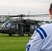 Service members support Indianapolis Colts training camp for Salute to Service Day