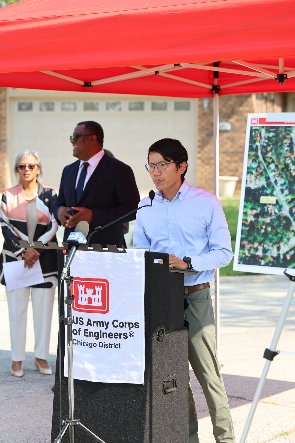 USACE Chicago District hosts groundbreaking ceremony in Matteson, IL Water Main Improvement Project