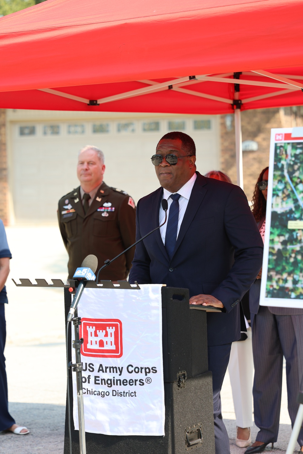 USACE Chicago District hosts groundbreaking ceremony in Matteson, IL Water Main Improvement Project