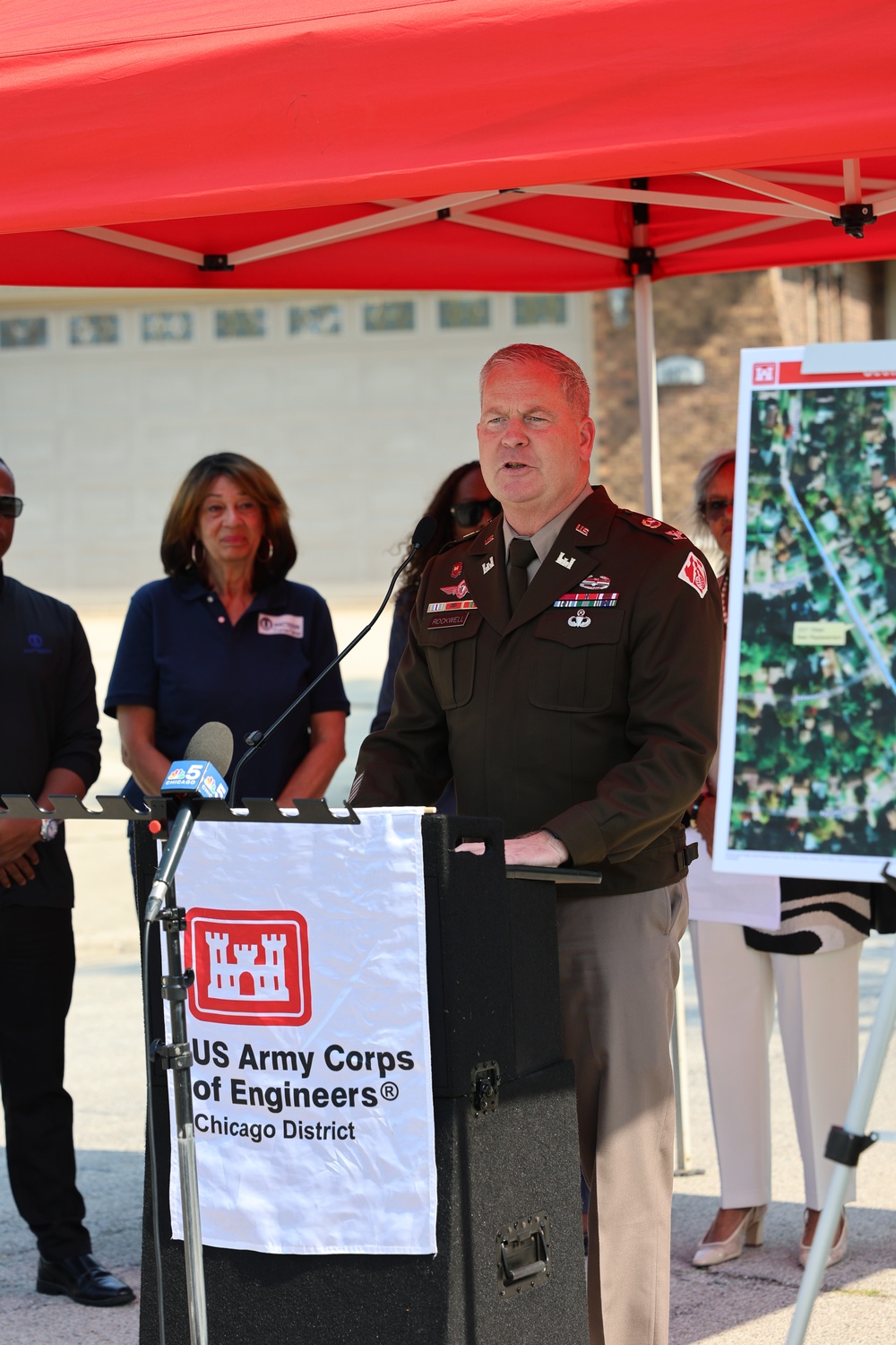 USACE Chicago District hosts groundbreaking ceremony in Matteson, IL Water Main Improvement Project