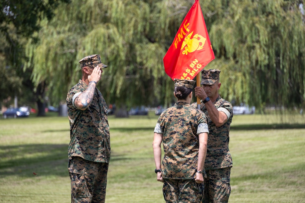 Communications Company, 2nd MLG, Change of Command Ceremony