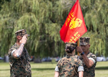 Communications Company, 2nd MLG, Change of Command Ceremony