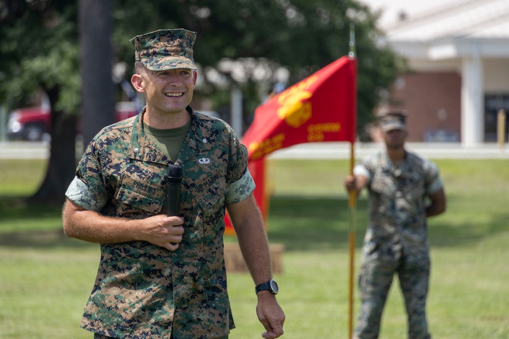 Communications Company, 2nd MLG, Change of Command Ceremony