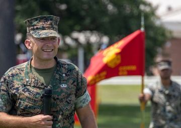 Communications Company, 2nd MLG, Change of Command Ceremony