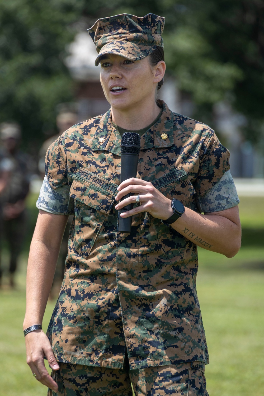 Communications Company, 2nd MLG, Change of Command Ceremony