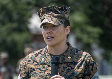 Communications Company, 2nd MLG, Change of Command Ceremony